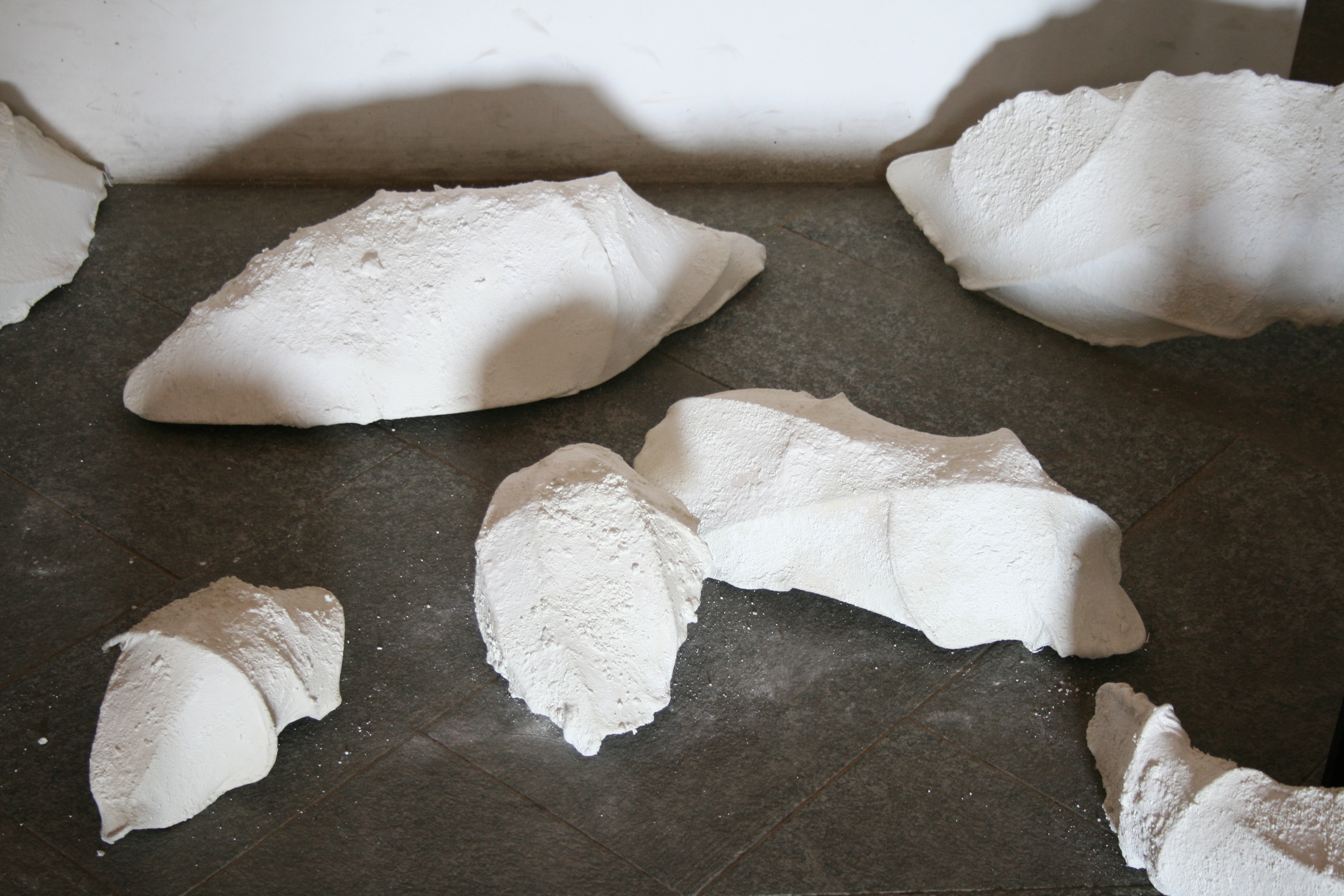 Graziella Reggio, installazioni / installations - Residui, 2018