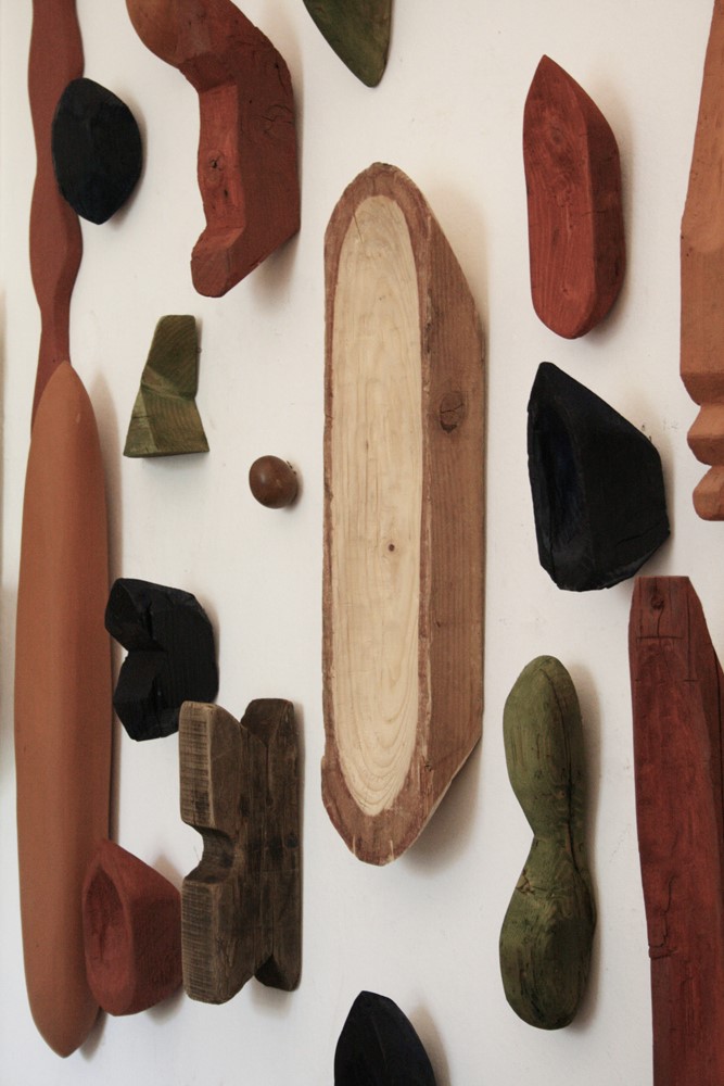 Graziella Reggio, installazioni / installations - Legni, 2011