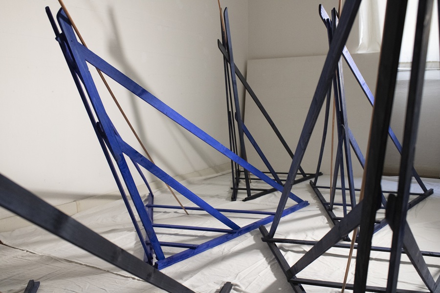 Graziella Reggio, installazioni, il cielo della notte, 2024