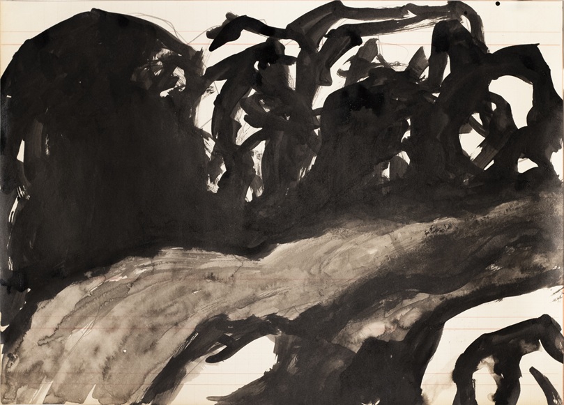 Graziella Reggio, ink painting, 2025