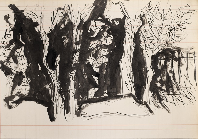 Graziella Reggio, ink painting, 2025