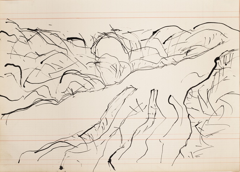 Graziella Reggio, ink painting, 2025