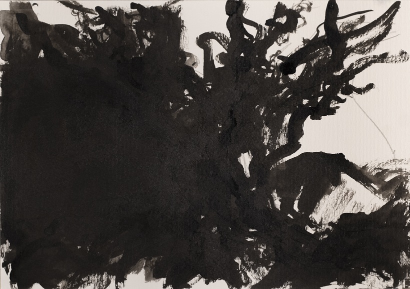 Graziella Reggio, ink painting, 2025